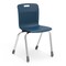 Virco Analogy Series 16" Classroom Chair, 3rd - 4th Grade with Nylon Glides - Navy Seat AN16 - alternate 1